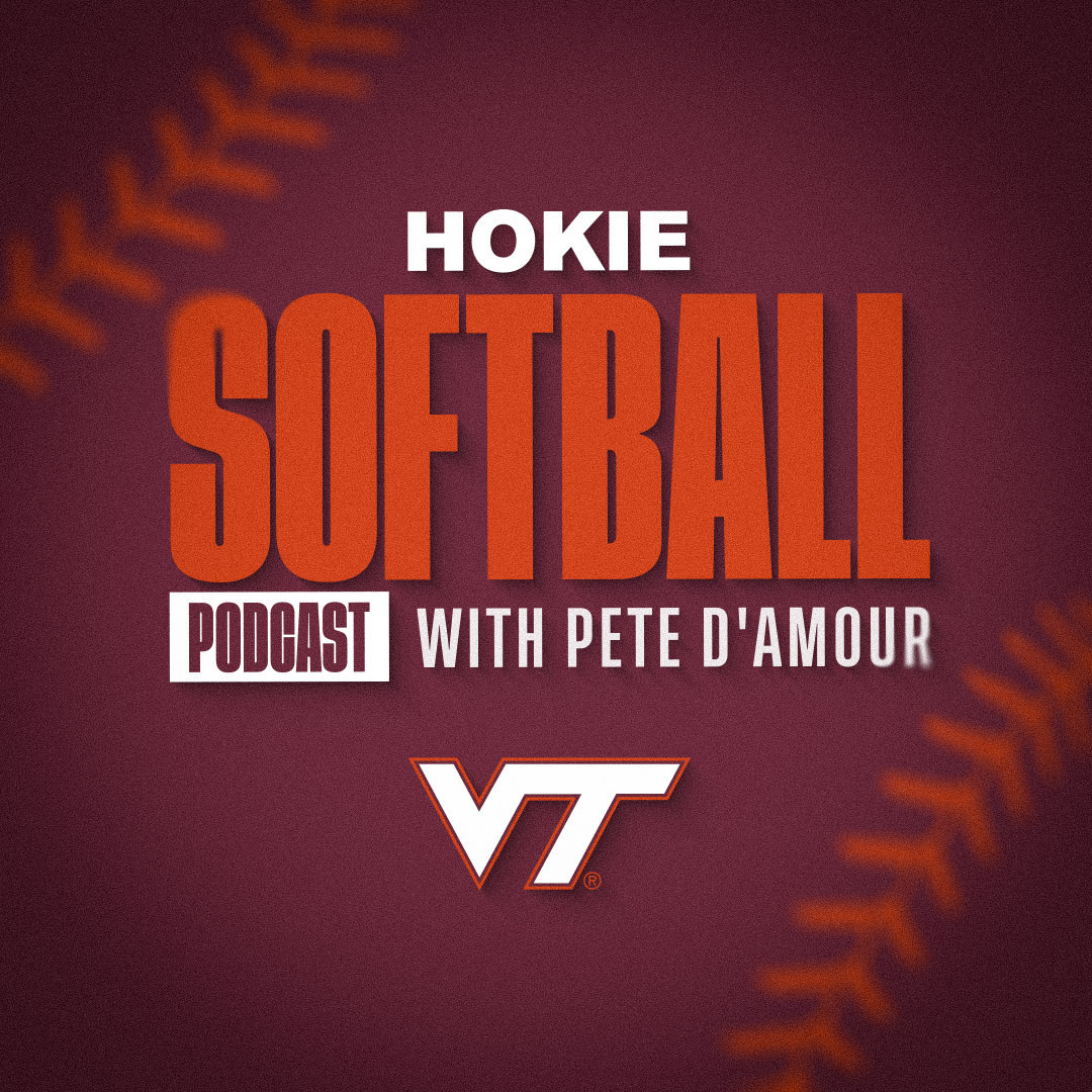 Hokie Softball Podcast with Pete D'Amour Logo